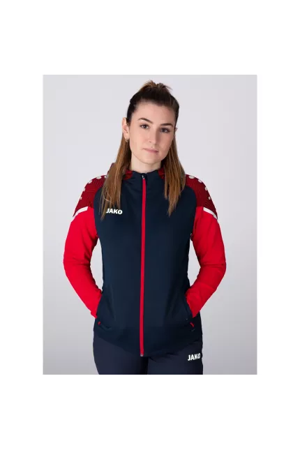 Veste à capuchon pour femme 100% polyester recyclé Jako Performance 