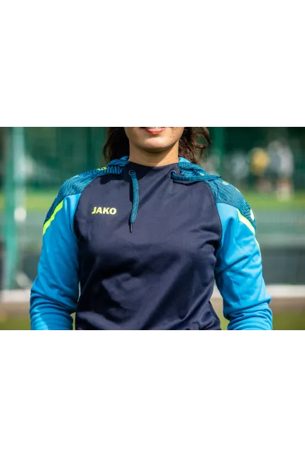 Sweat de sport pour femme à capuchon 100% polyester recyclé Jako Performance