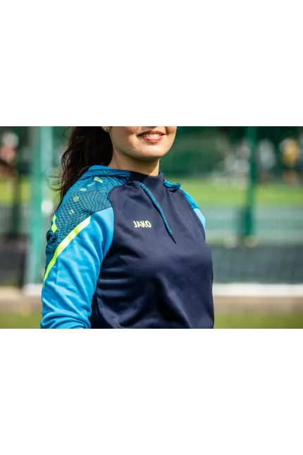 Sweat de sport pour femme à capuchon 100% polyester recyclé Jako Performance