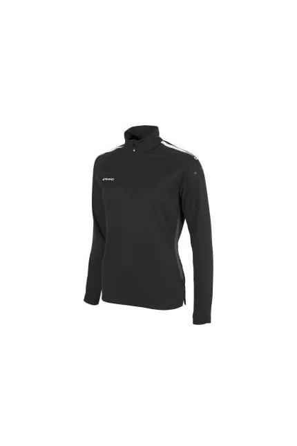 Veste de sport pour femme Stanno First Quarter Zip Top 100% polyester recyclé