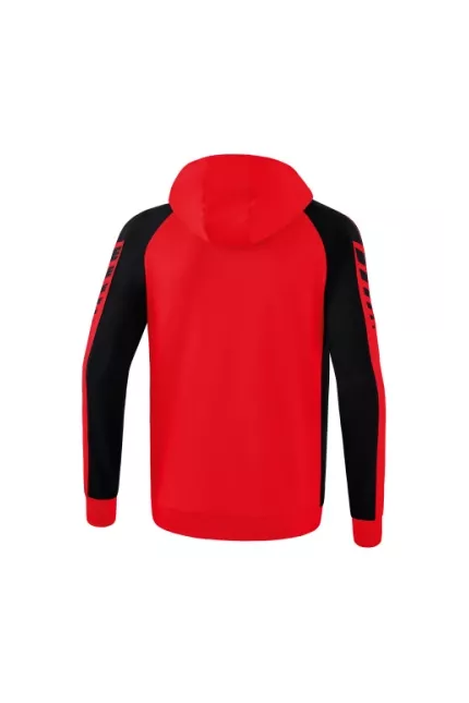 Veste d'entraînement à capuche unisexe Erima Six Wings