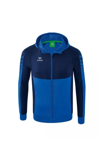 Veste d'entraînement à capuche unisexe Erima Six Wings