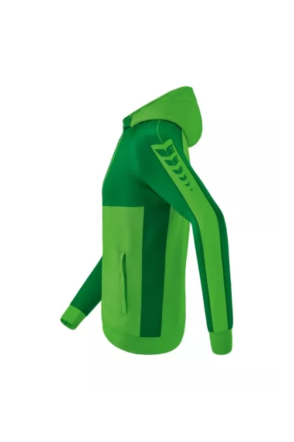 Veste d'entraînement à capuche unisexe Erima Six Wings