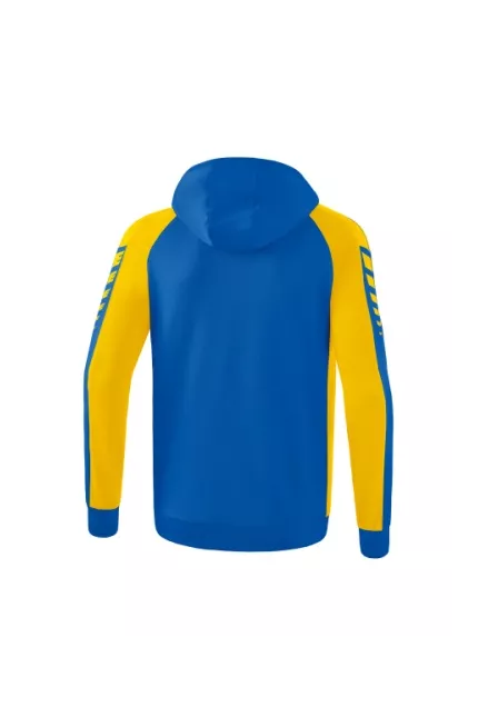 Veste d'entraînement à capuche unisexe Erima Six Wings