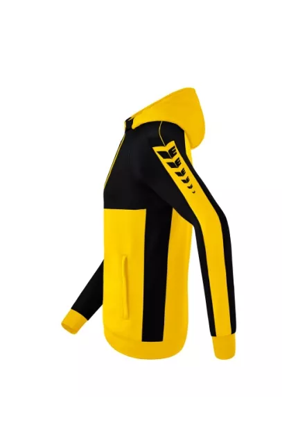 Veste d'entraînement à capuche unisexe Erima Six Wings