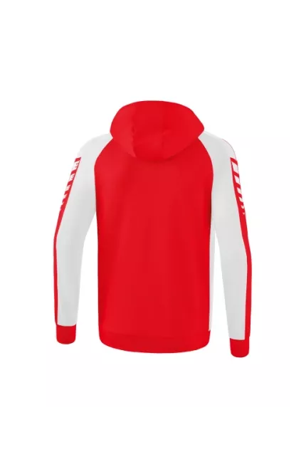 Veste d'entraînement à capuche unisexe Erima Six Wings