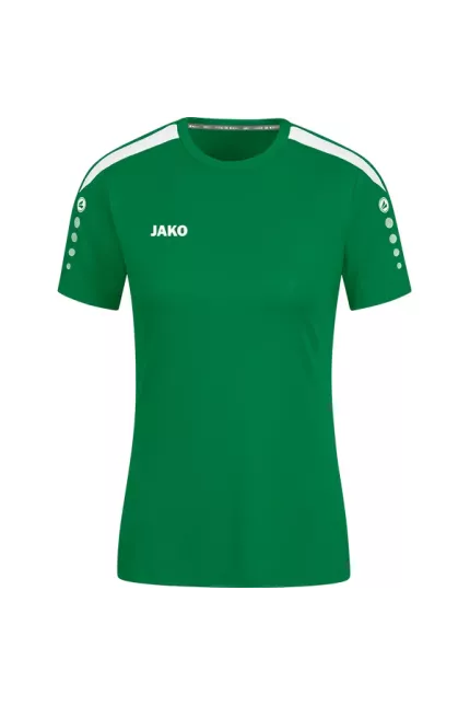 Maillot de football pour femme Jako Power MC 100% polyester recyclé