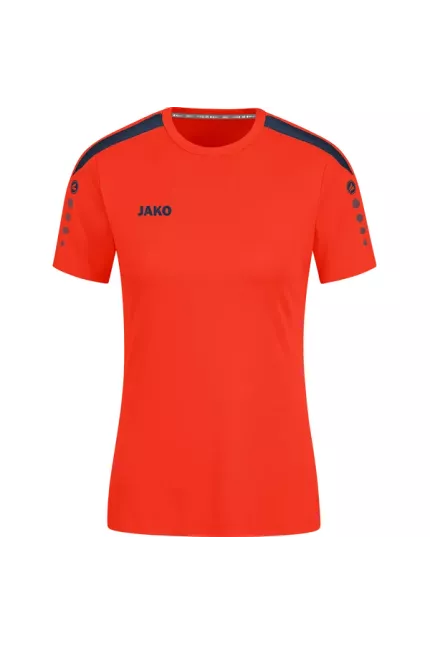 Maillot de football pour femme Jako Power MC 100% polyester recyclé