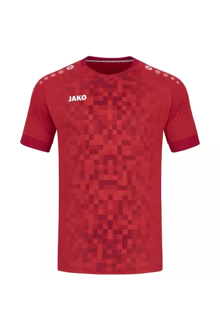 Maillot de football unisexe Jako Pixel MC 100% polyester recyclé