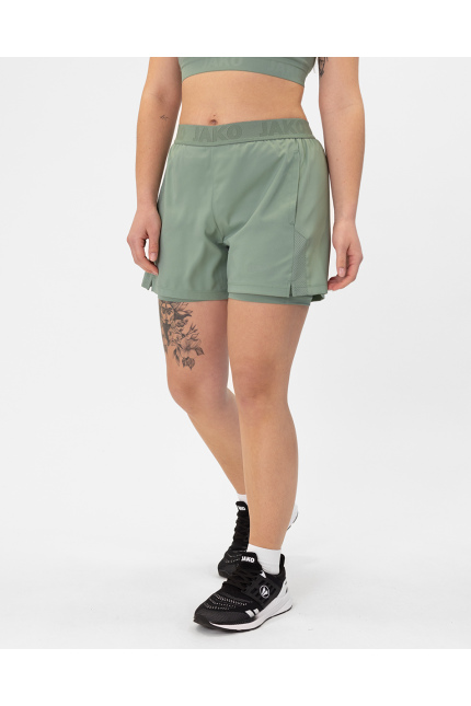 JAKO - Short 2-en-1 Power - Femme
